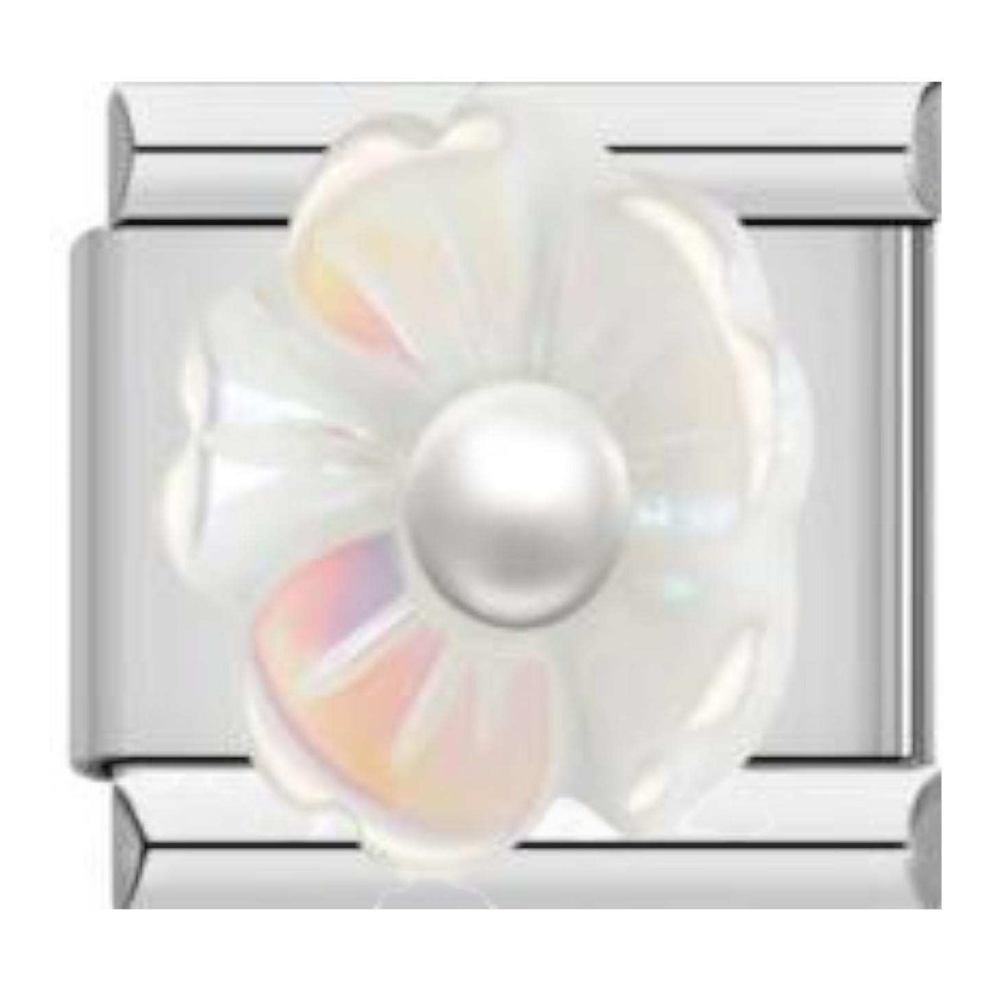 Flor de Nácar Blanca