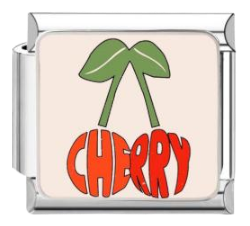 Cherry Retro Tipográfico - Plata
