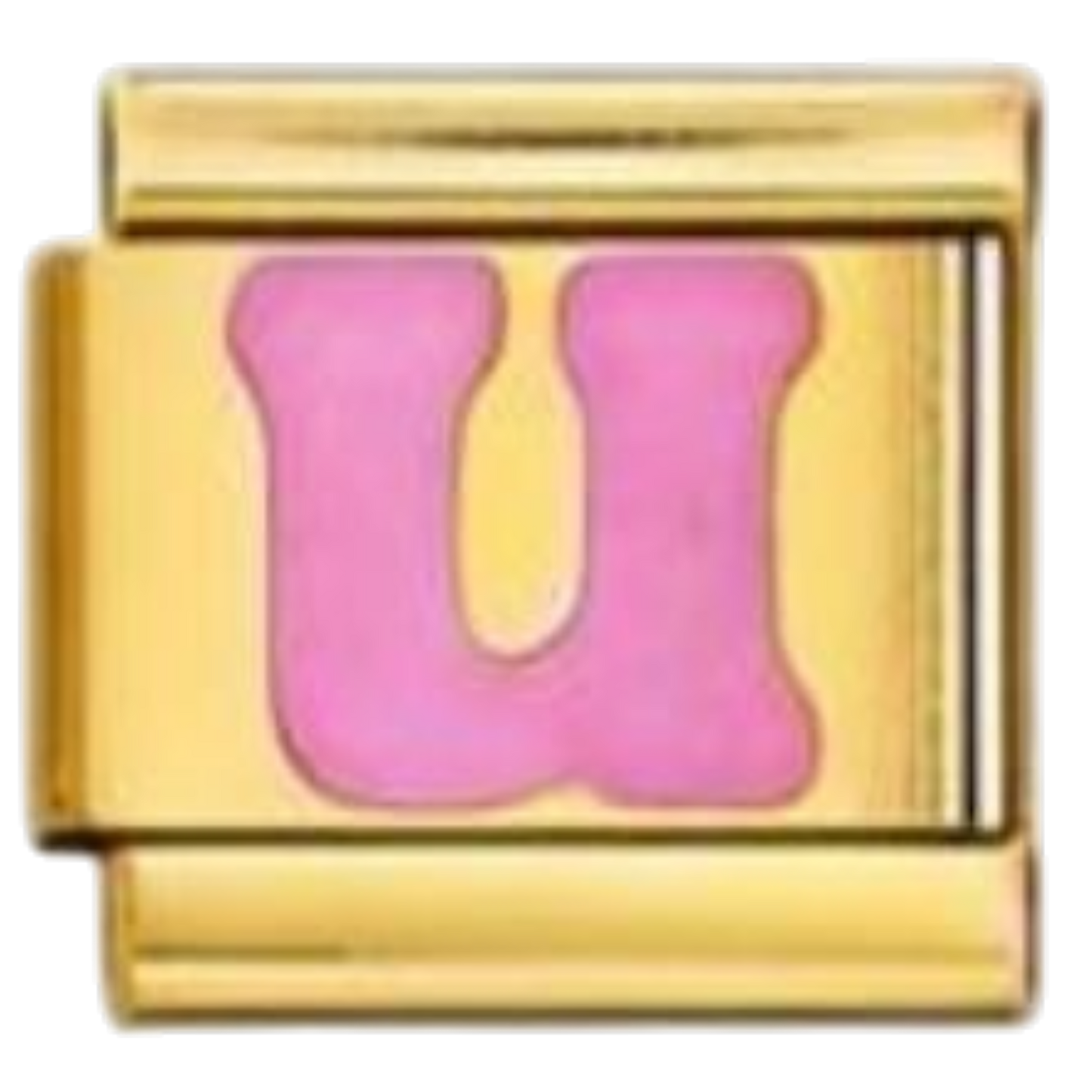 Letra U - Rosa