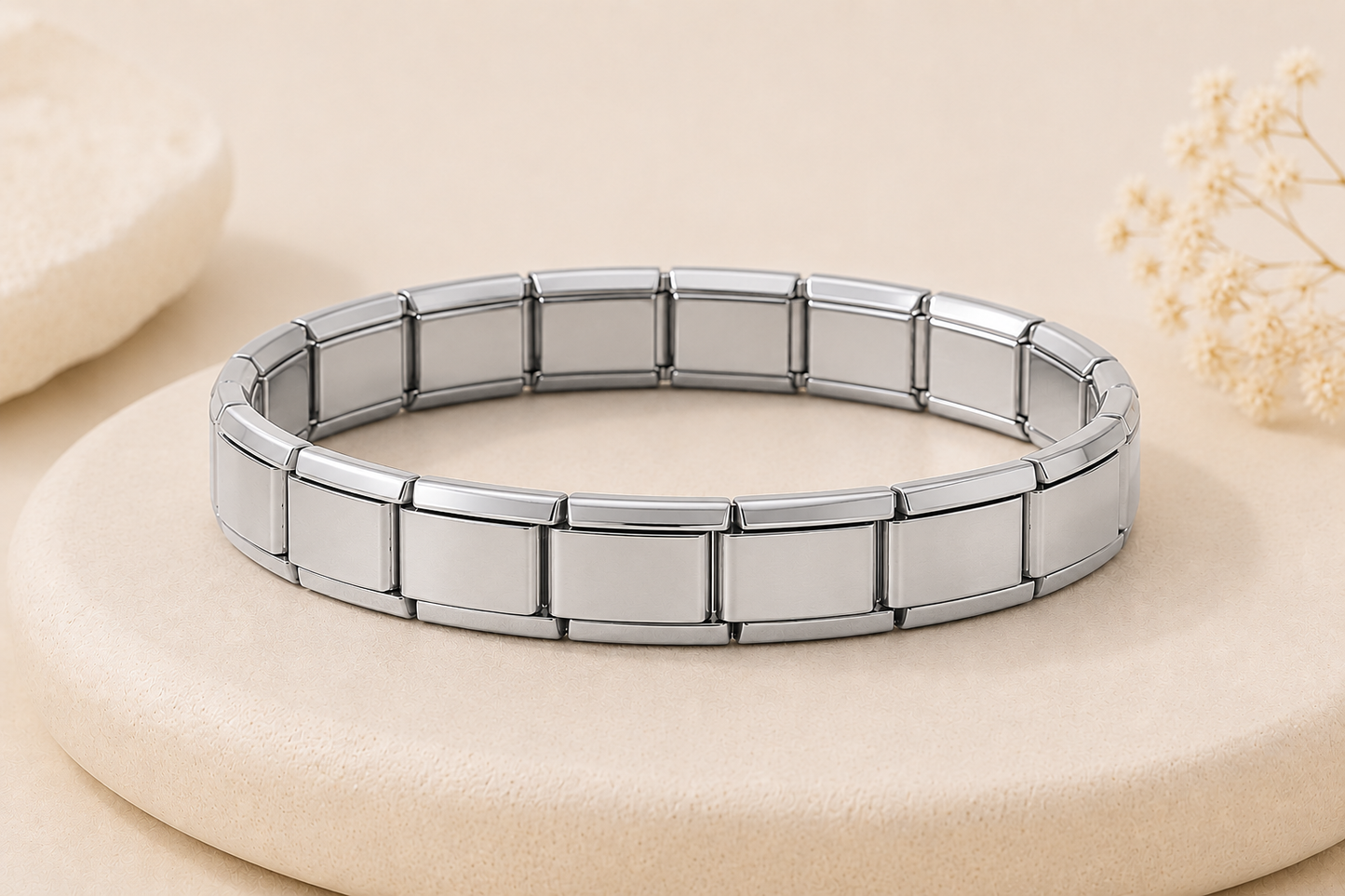 Pulsera Base Plateada