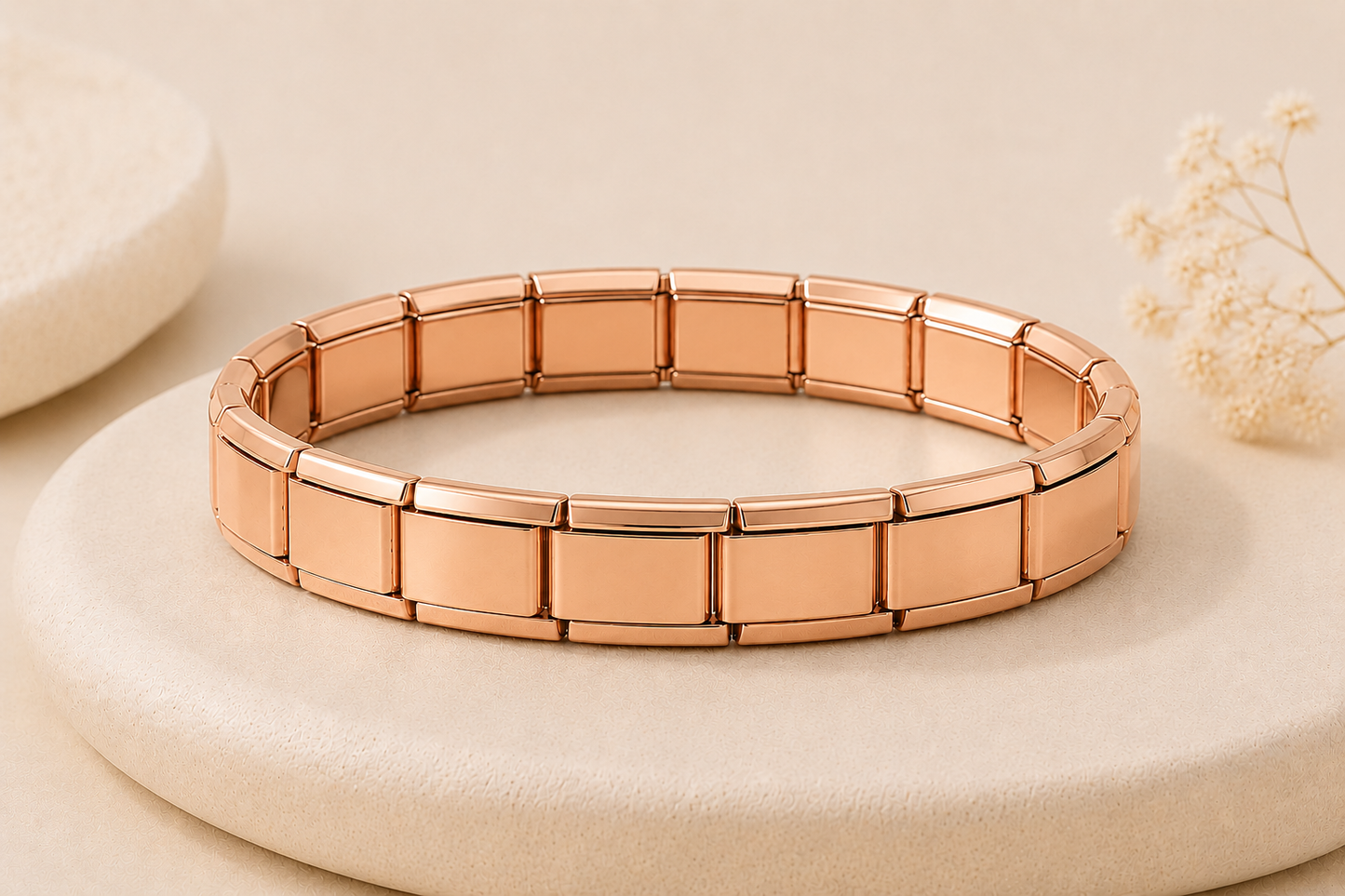 Pulsera Base Oro Rosa
