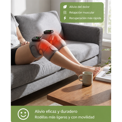 ThermoKnee Pro — Masajeador de Rodilla con Calor y Vibración