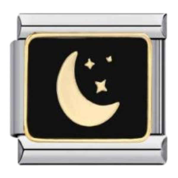 Luna y Estrellas Plateadas