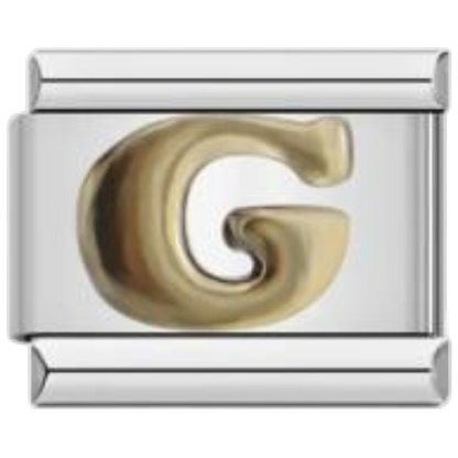 Letra G - Dorado