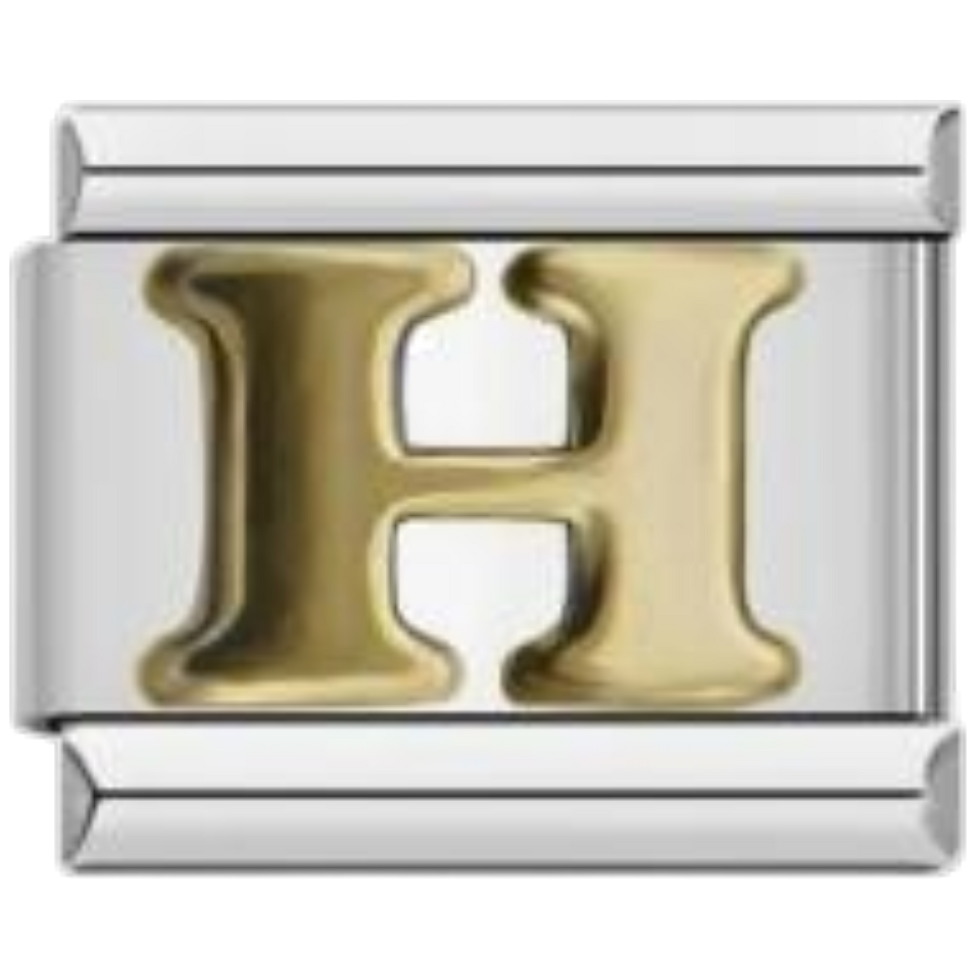 Letra H - Dorado