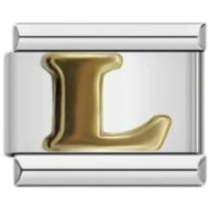Letra L - Dorado