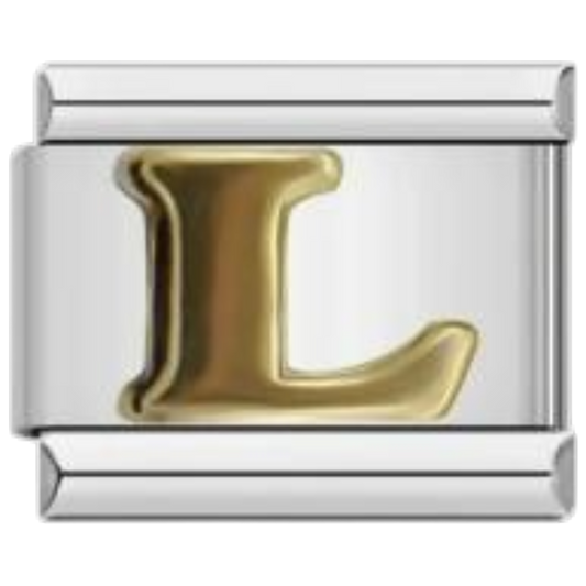 Letra L - Dorado
