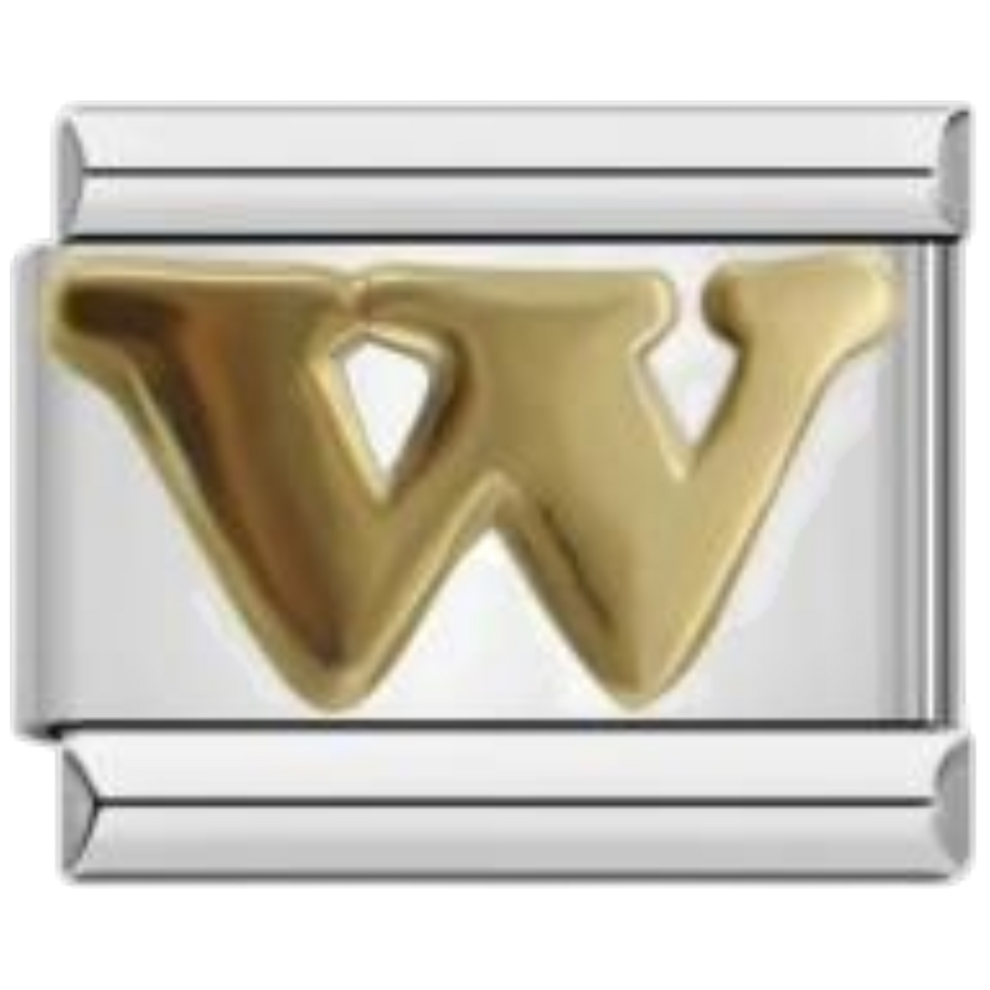 Letra W - Dorado