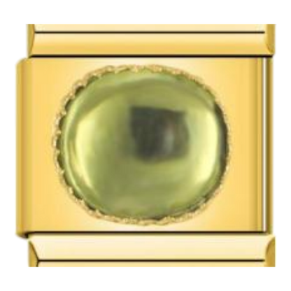 Piedra Ovalada Lisa - Verde oliva