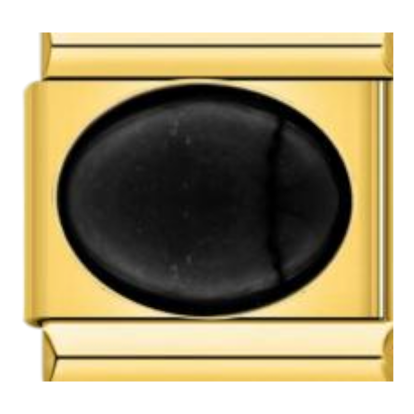 Piedra Ovalada Lisa - Ónix negro