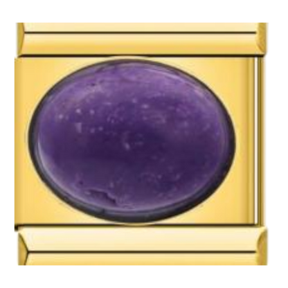 Piedra Ovalada Lisa - Amatista