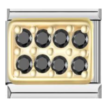 Panel de Cristales - Negro