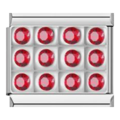 Panel de Cristales - Rojo