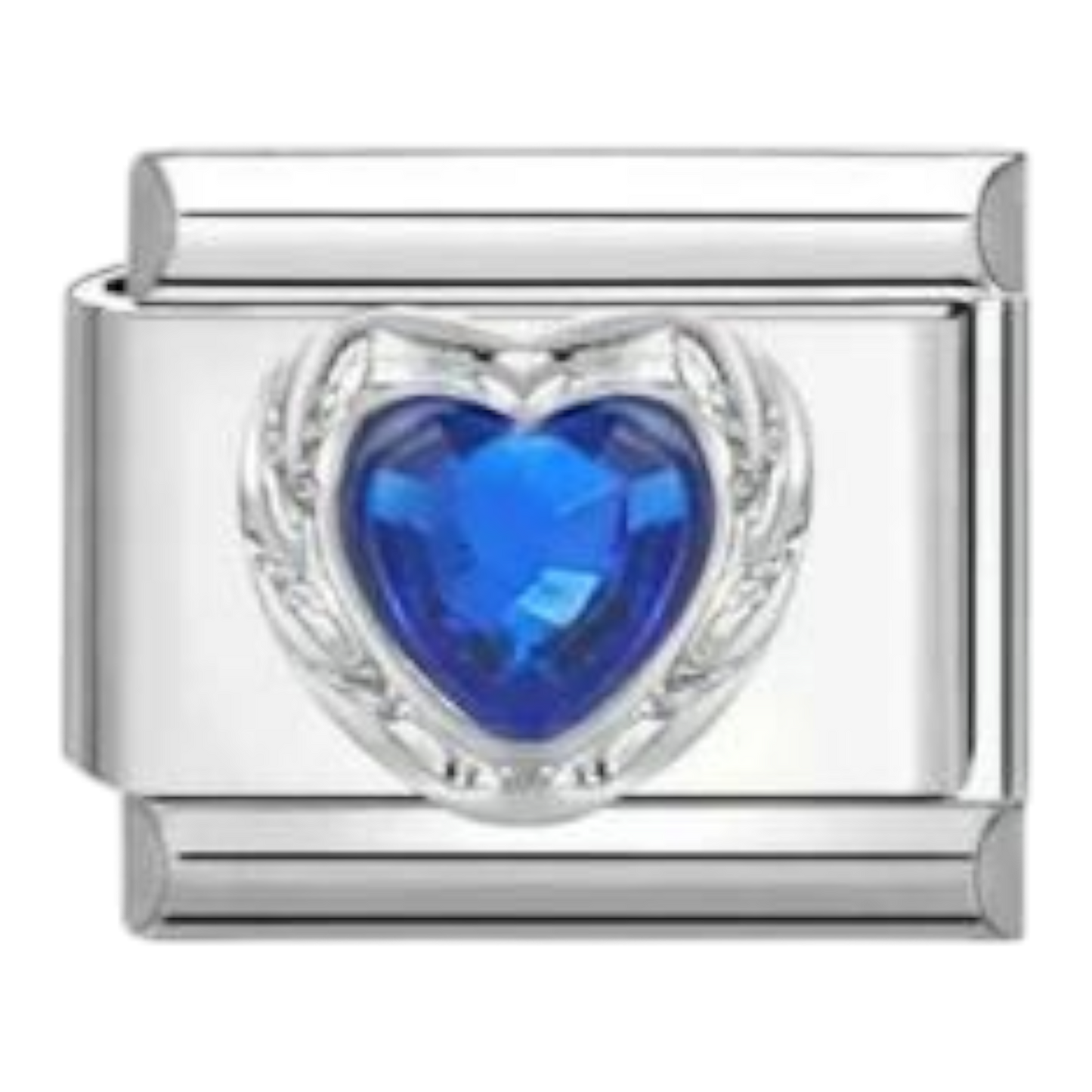 Corazón Cristal Azul