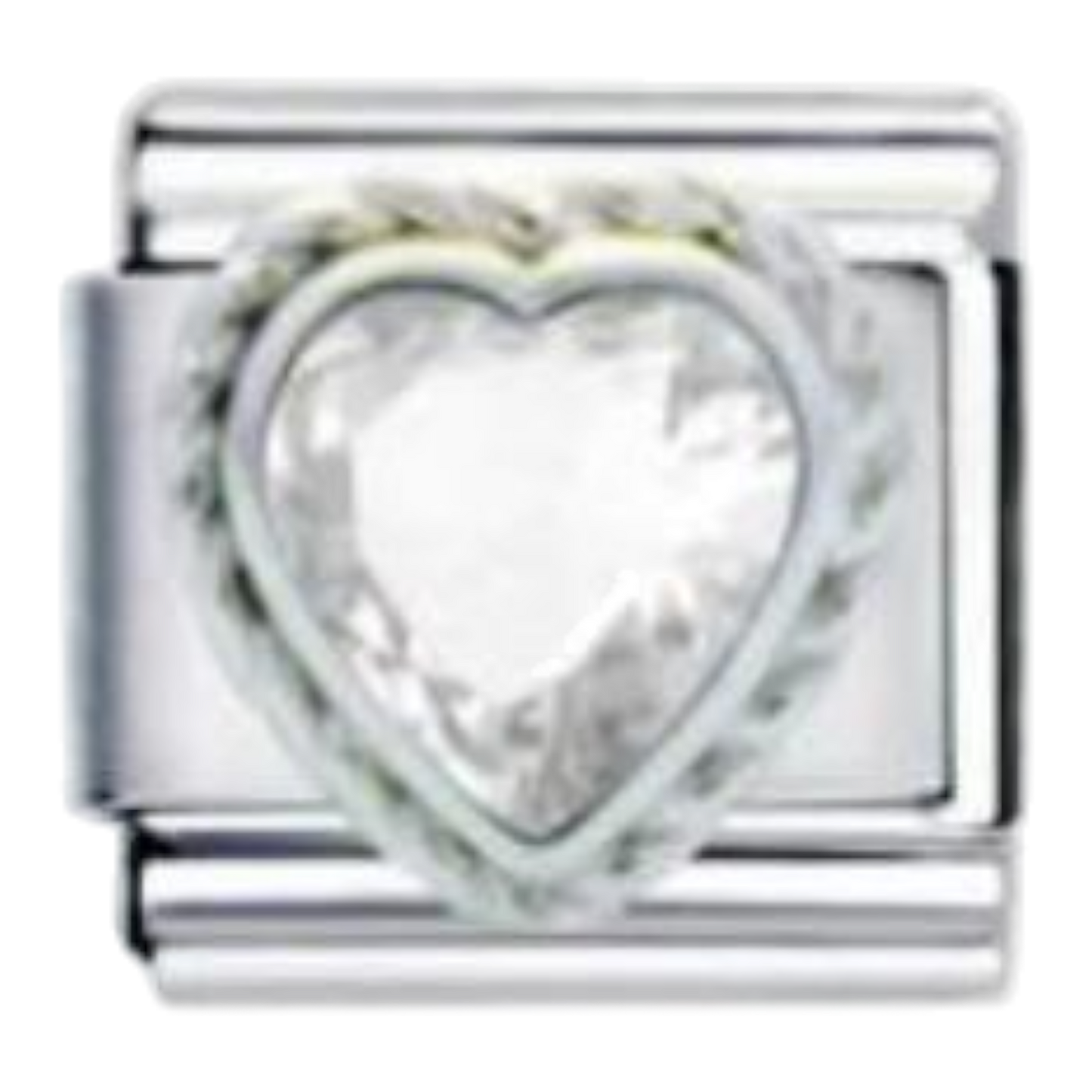 Corazón Cristal Blanco