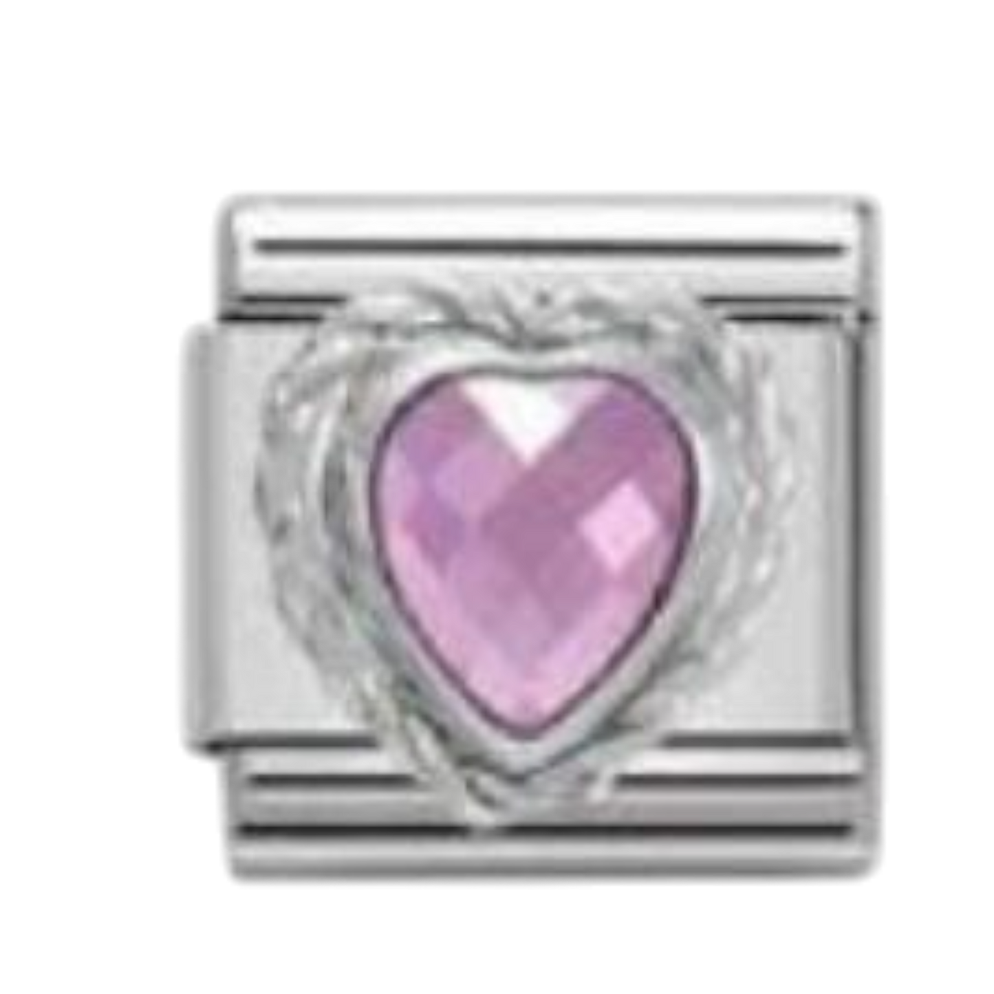 Corazón Cristal Lila