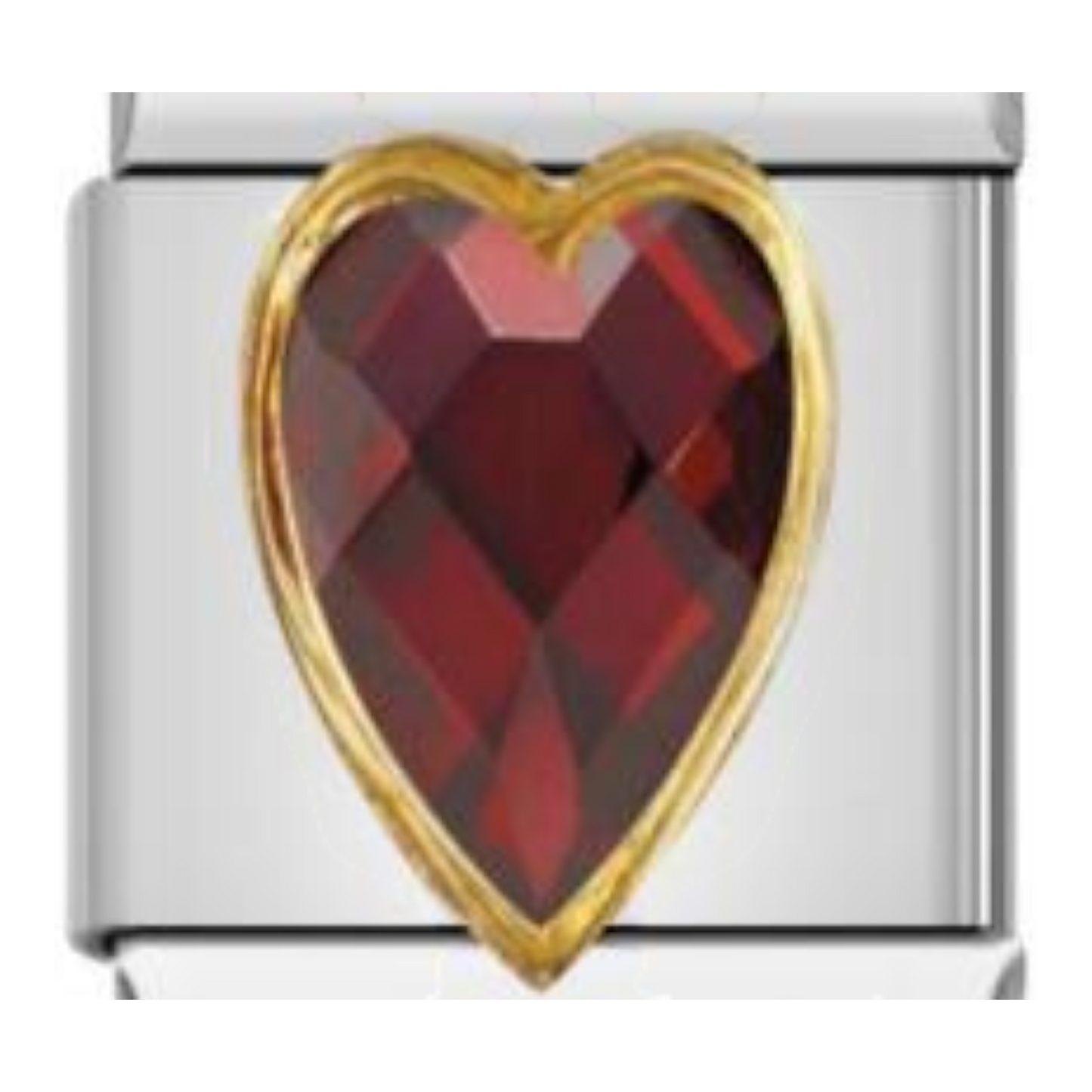 Corazón Cristal Granate