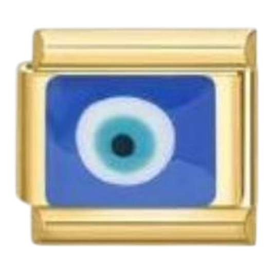 Ojo Turco Azul Plateado