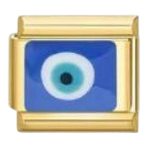 Ojo Turco Azul Plateado