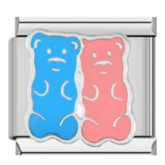Ositos de Gominola Azul y Rosa