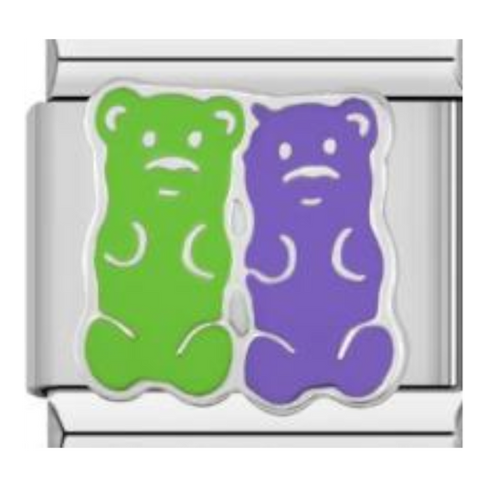 Ositos de Gominola Verde y Morado