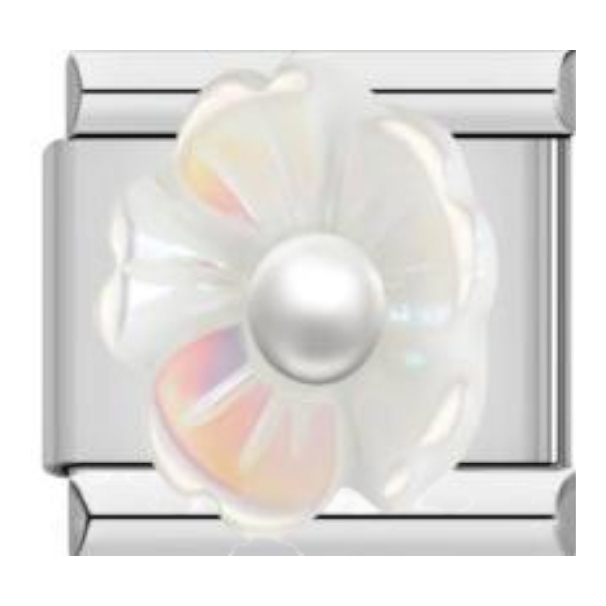 Flor de Nácar Blanca