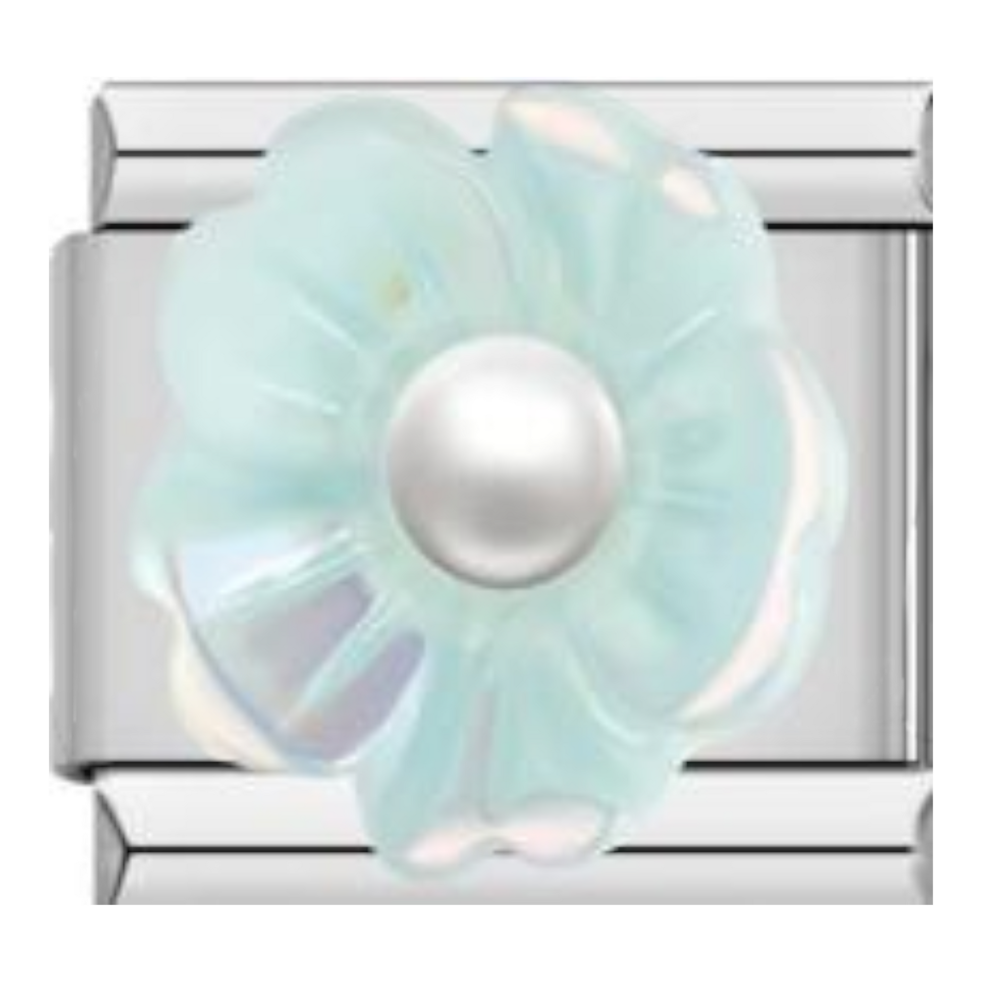 Flor de Nácar Azul