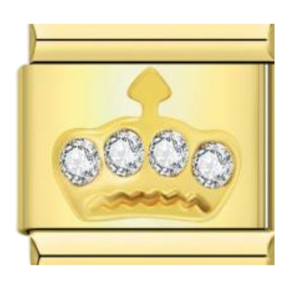 Corona con Circonitas - Dorado