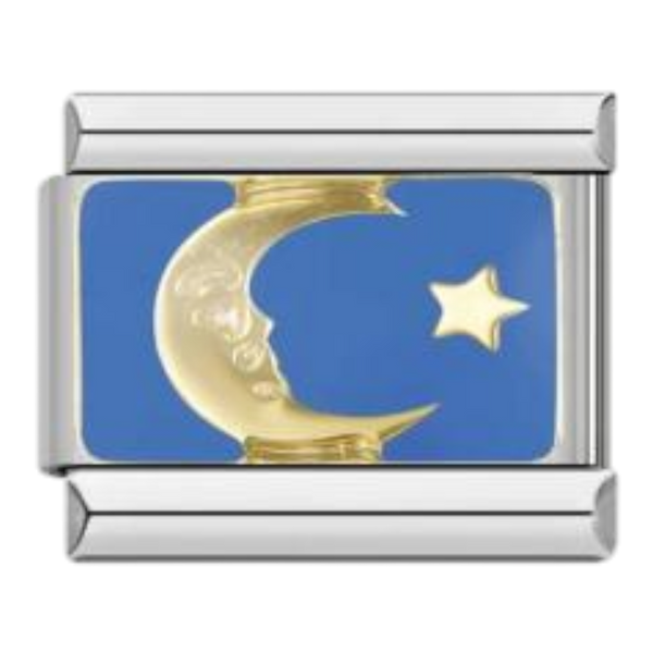 Luna Dorada con Estrella