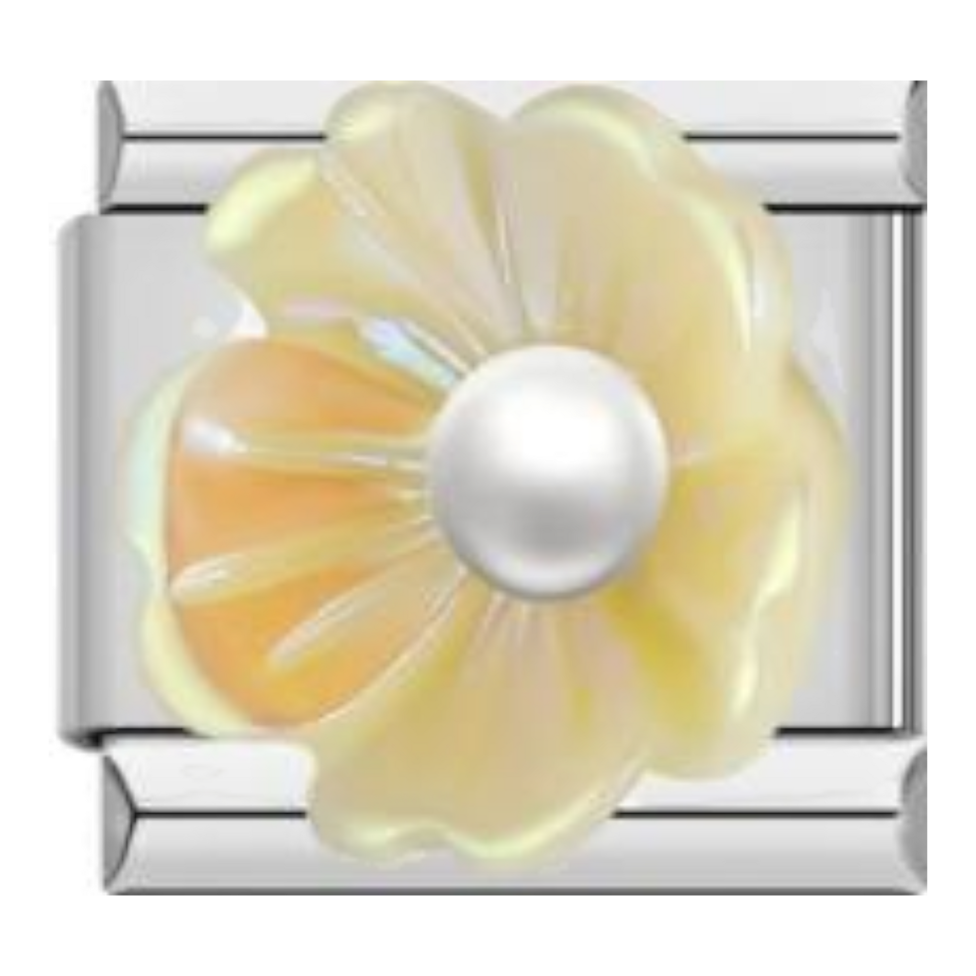 Flor de Nácar Amarilla