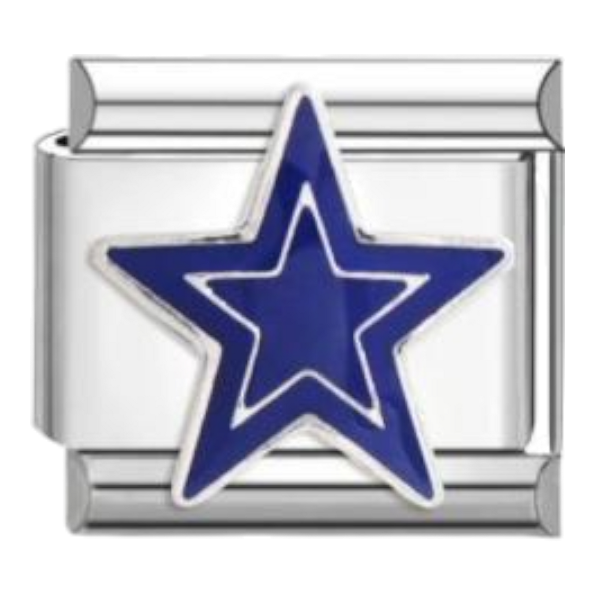 Estrella Azul Delineada
