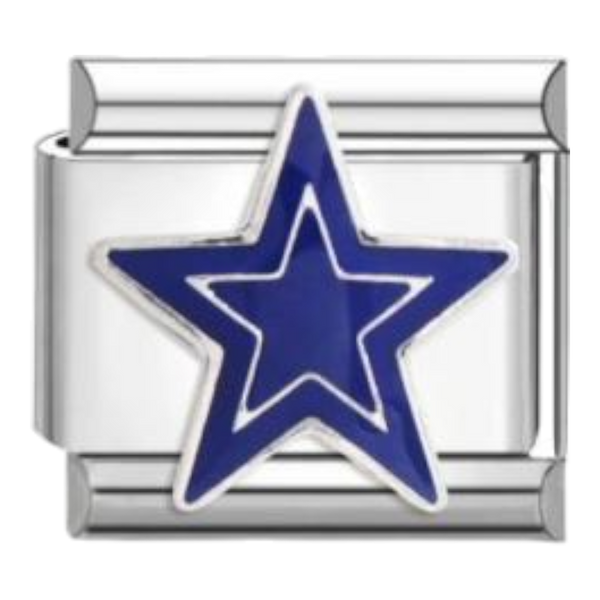 Estrella Azul Delineada
