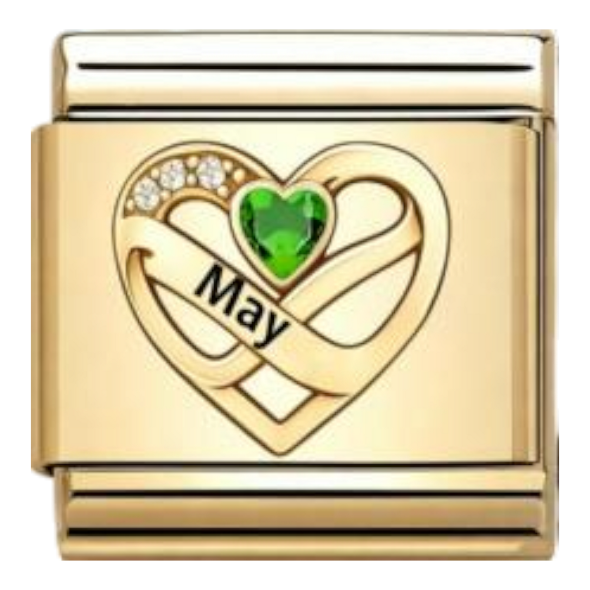 Corazón Mayo Dorado