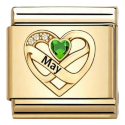 Corazón Mayo Dorado