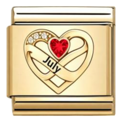 Corazón Julio Dorado