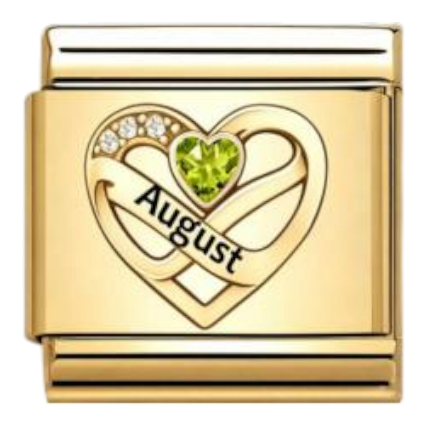 Corazón Agosto Dorado