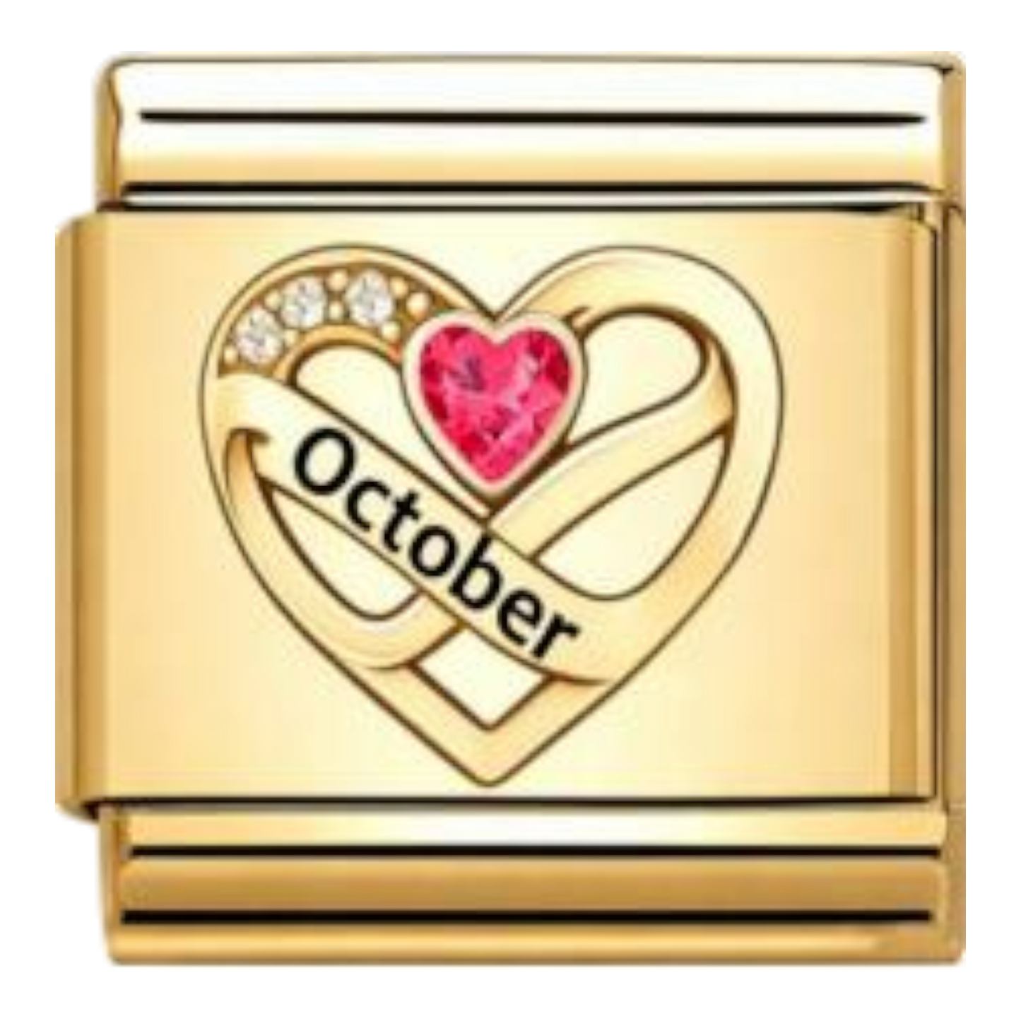 Corazón Octubre Dorado