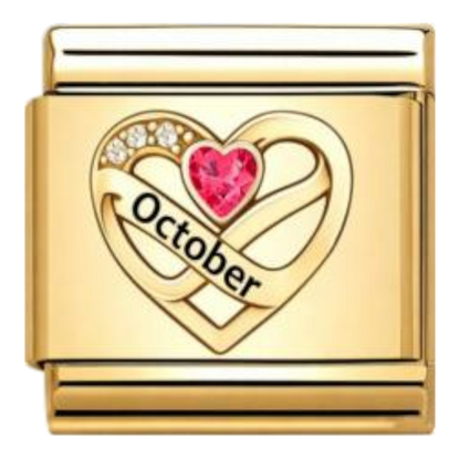 Corazón Octubre Dorado