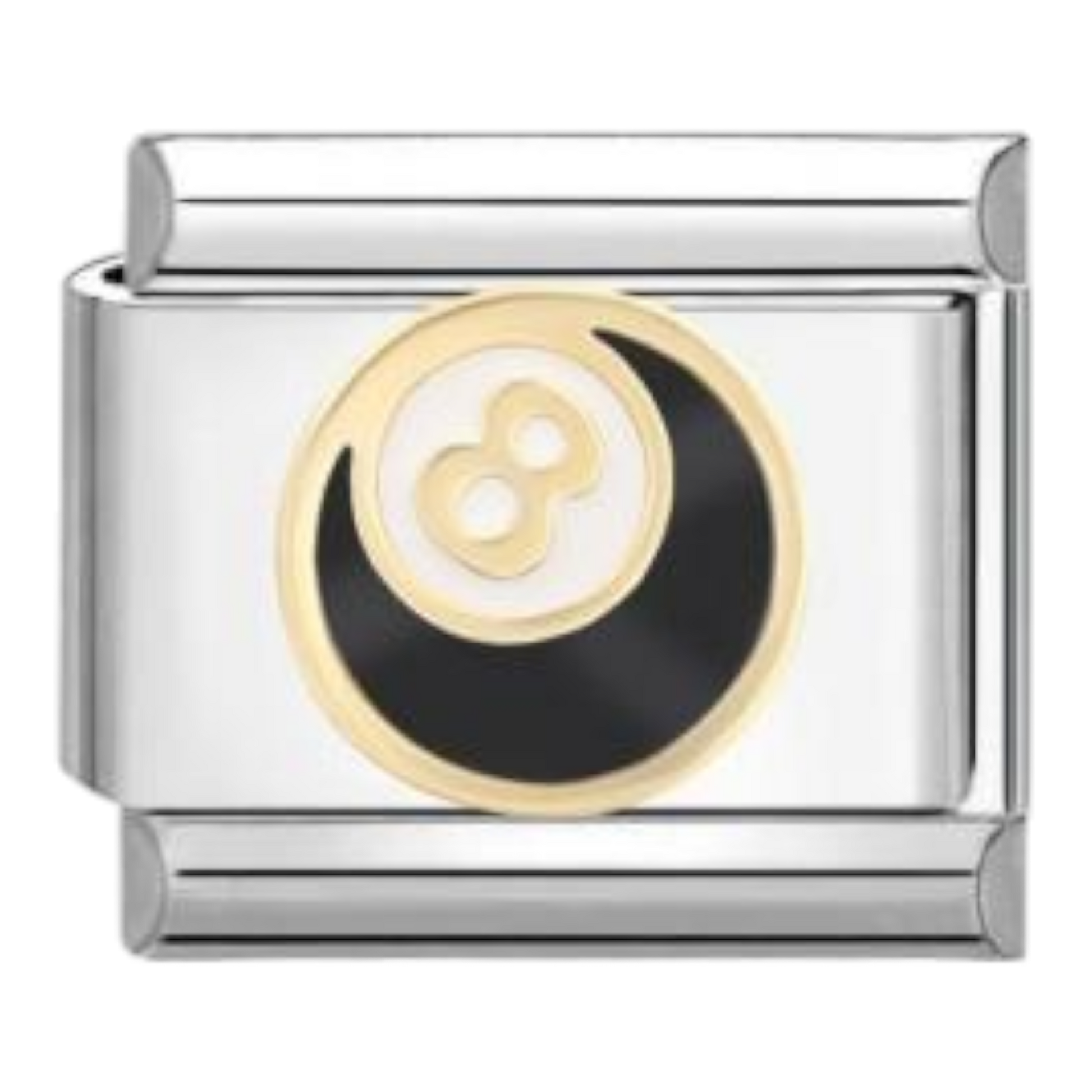 Luna Yin Yang Plateada