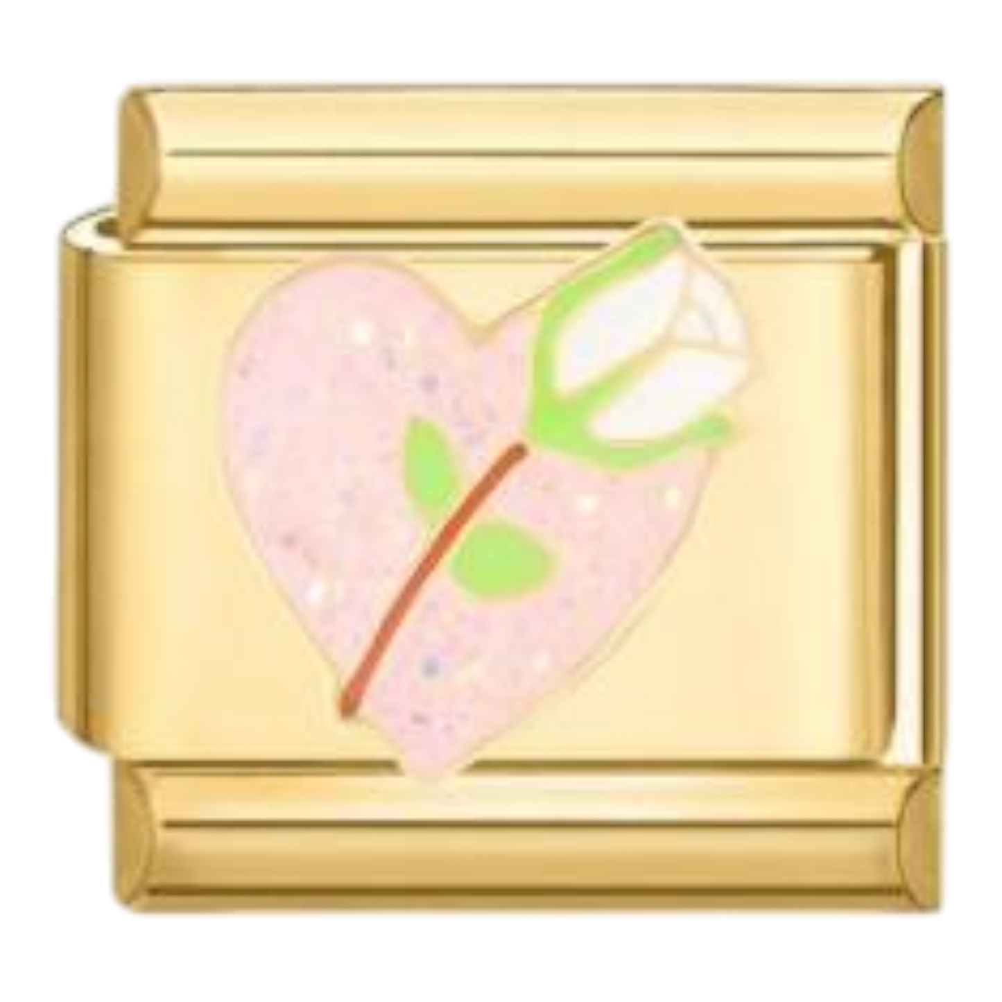 Corazón Rosa con Rosa