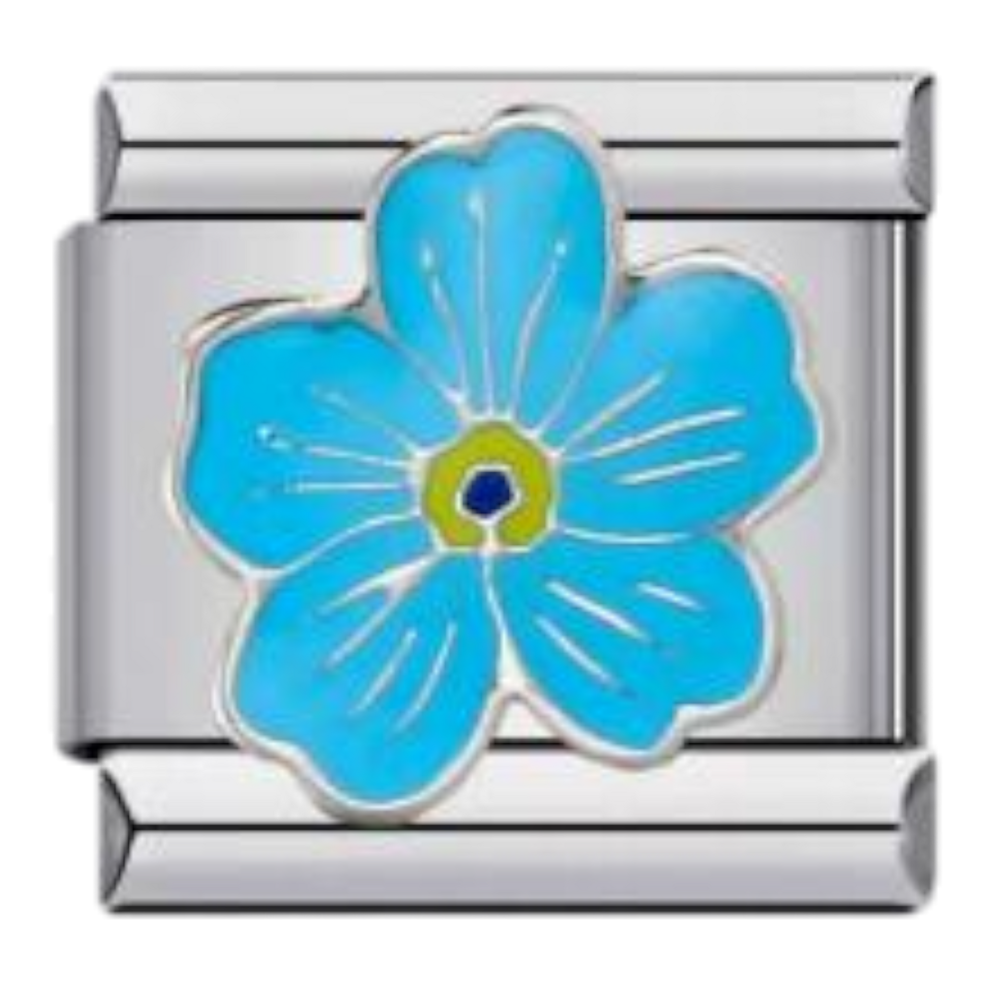 Flor Turquesa con Ojo