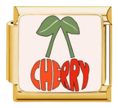 Cherry Retro Tipográfico - Dorado