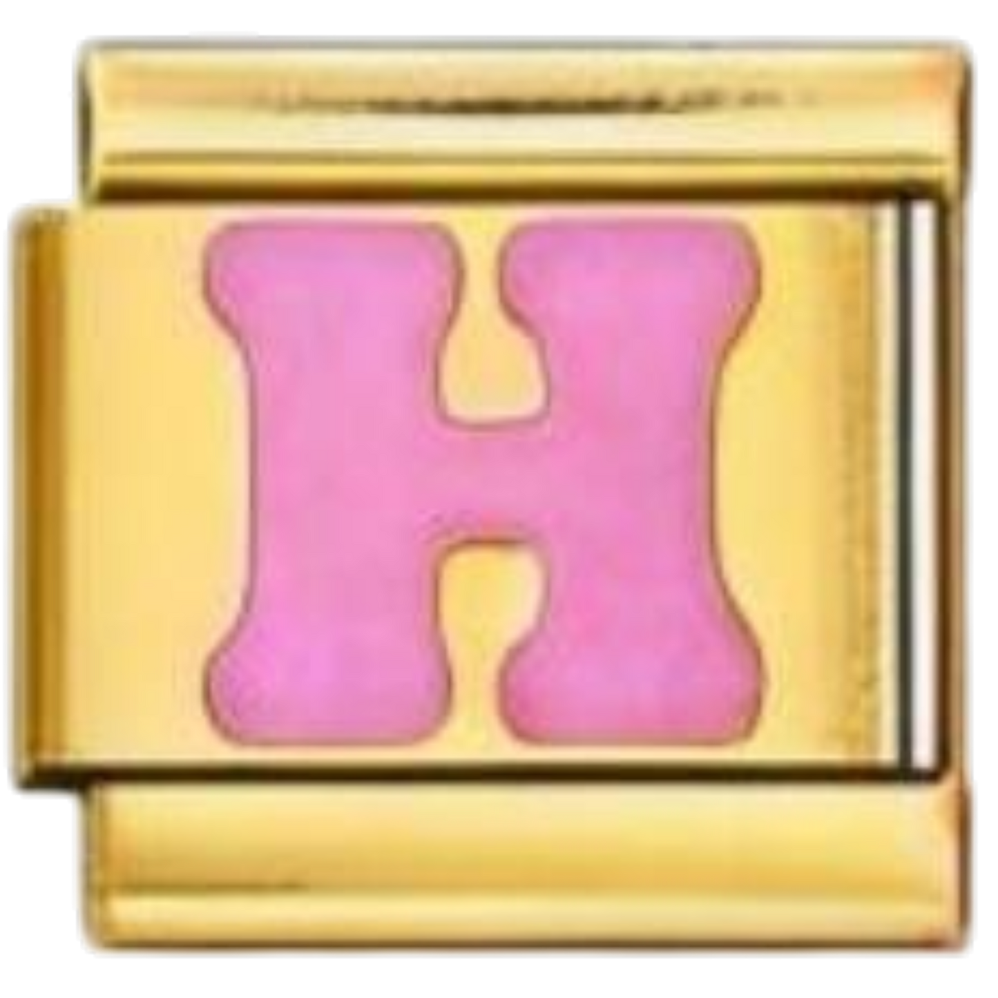 Letra H - Rosa
