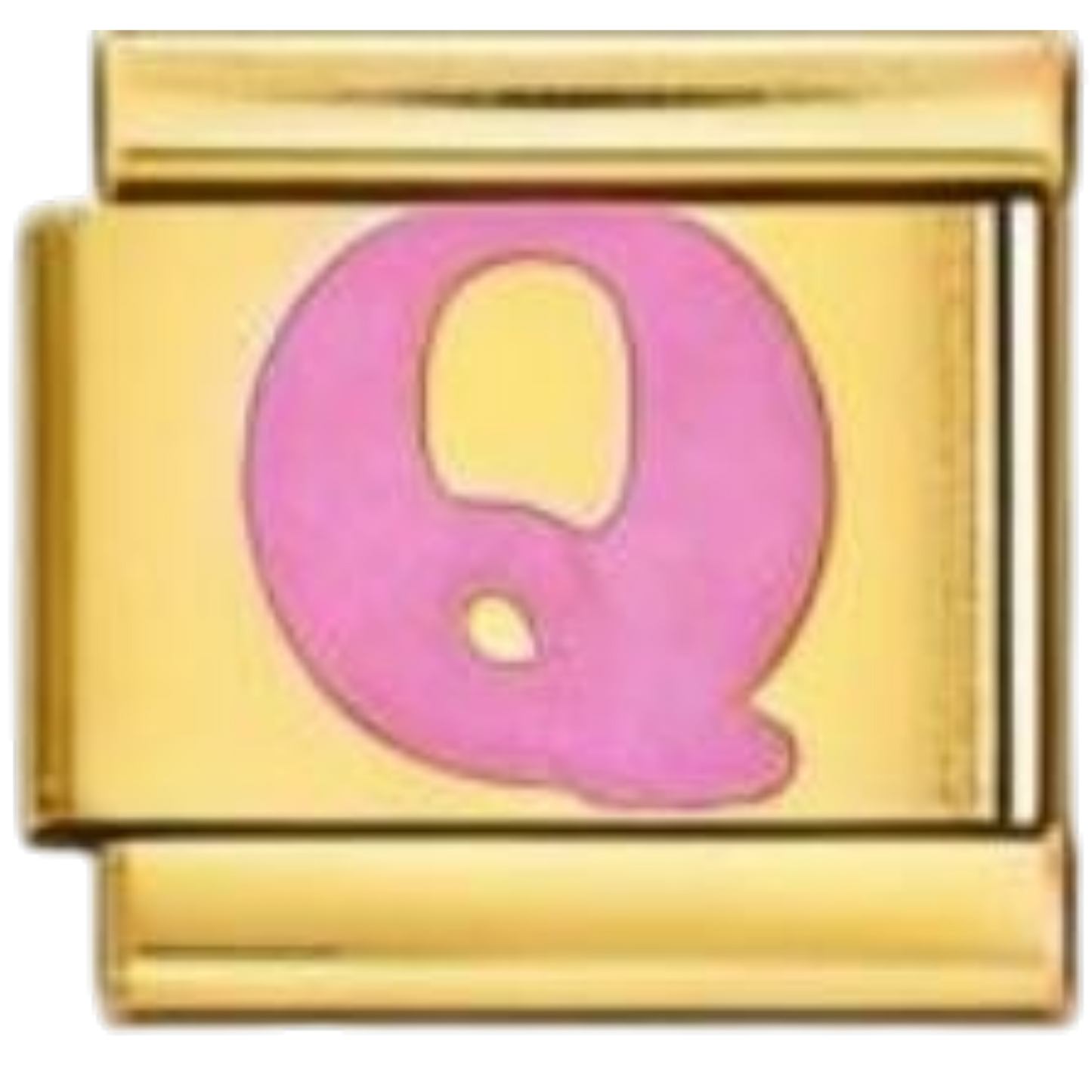 Letra Q - Rosa
