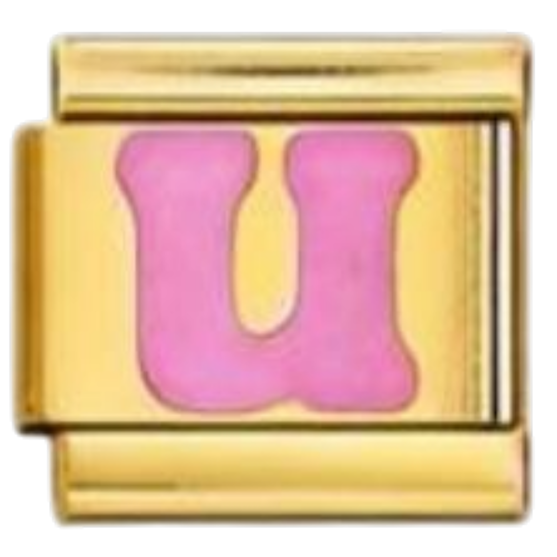 Letra U - Rosa