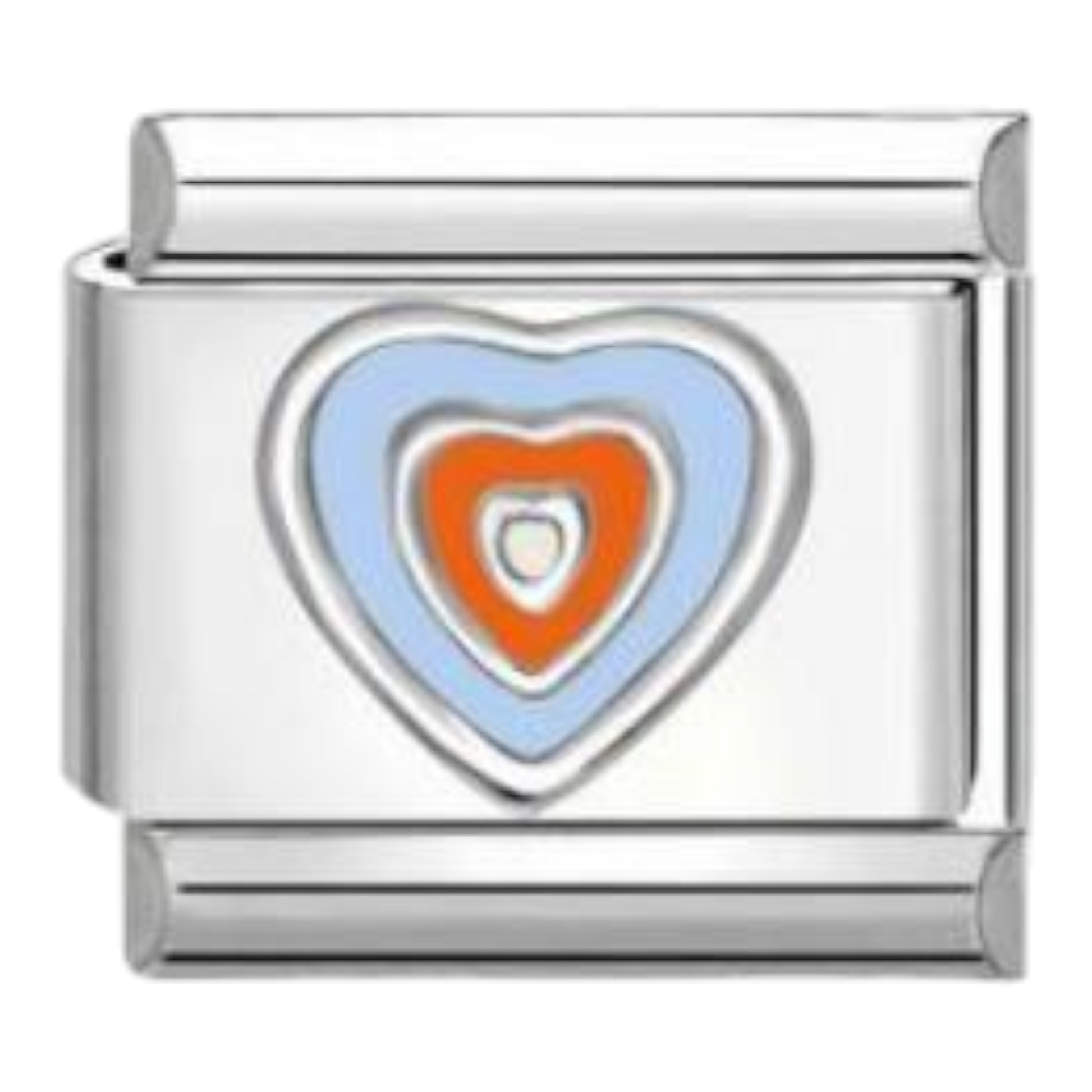 Corazón Concéntrico Azul