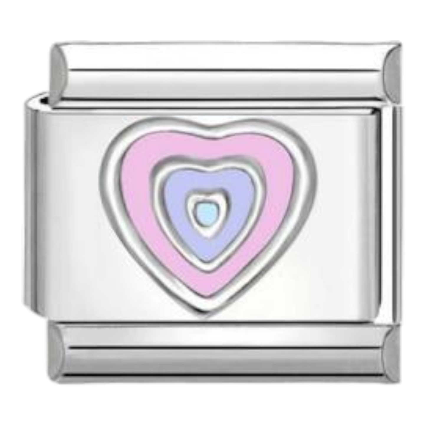 Corazón Concéntrico Rosa