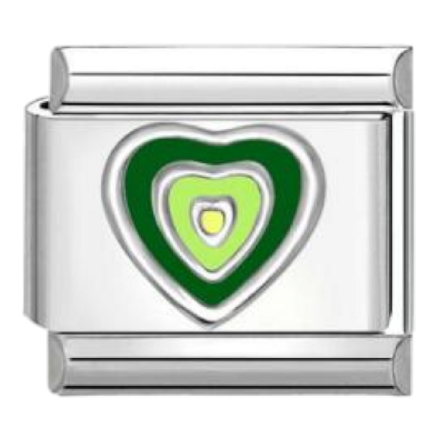 Corazón Concéntrico Verde