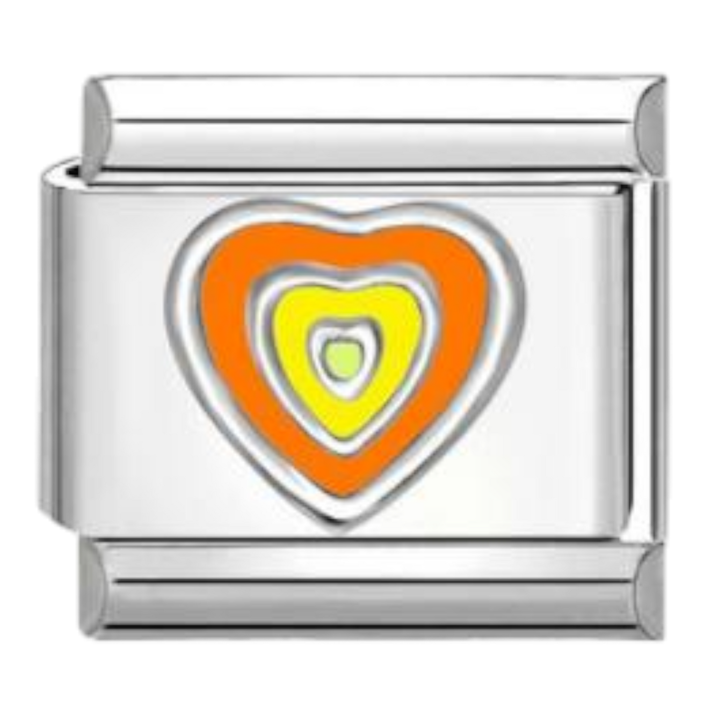 Corazón Concéntrico Naranja