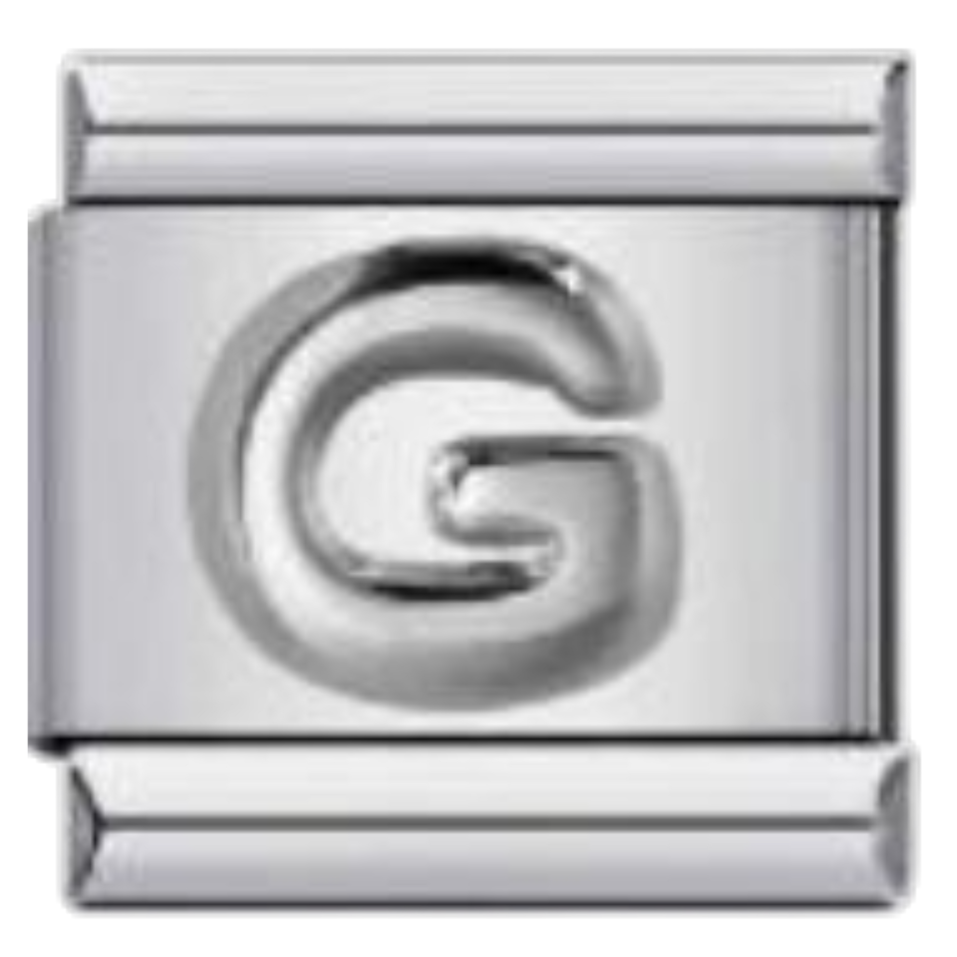Letra G - Plateado